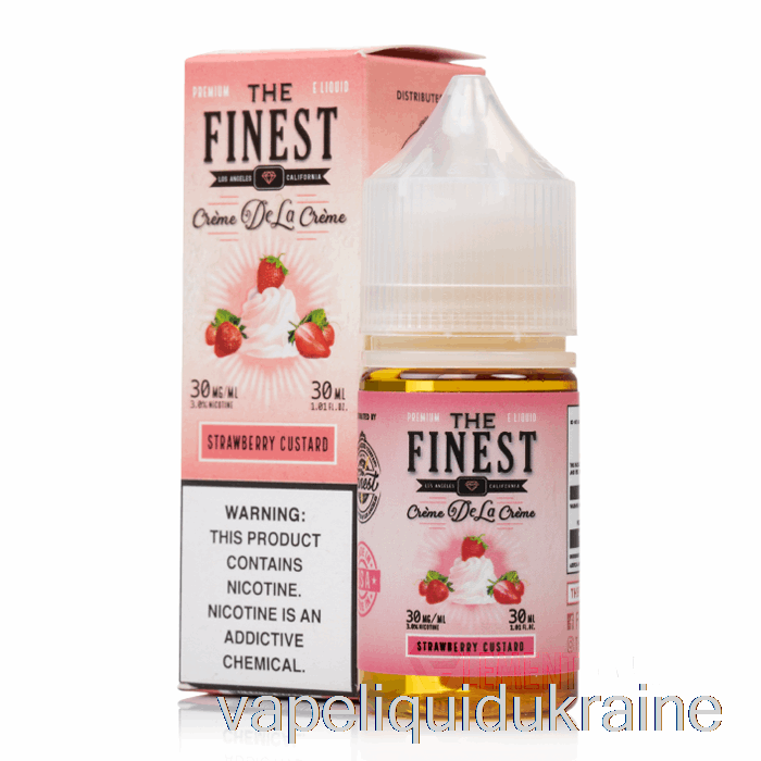 Vape Liquid Ukraine Strawberry Custard - The Finest Cr